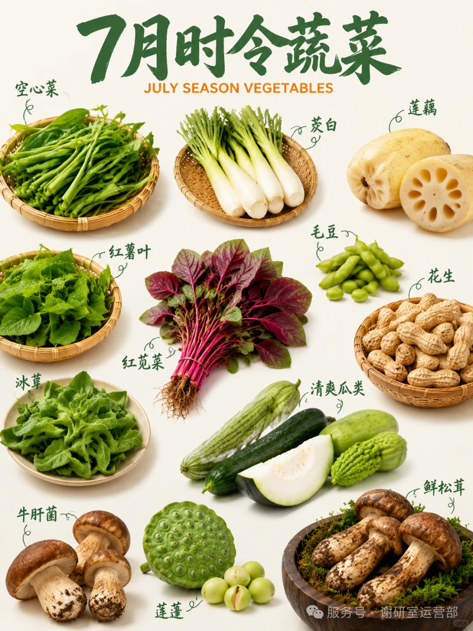 七月 · 顺时而食 | 吃对当季菜，是整个夏天最聪明的养生